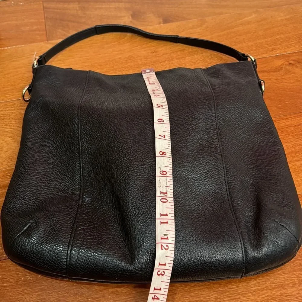 Coach Black Madison Isabelle Leather Hobo‎ Shoulder Bag